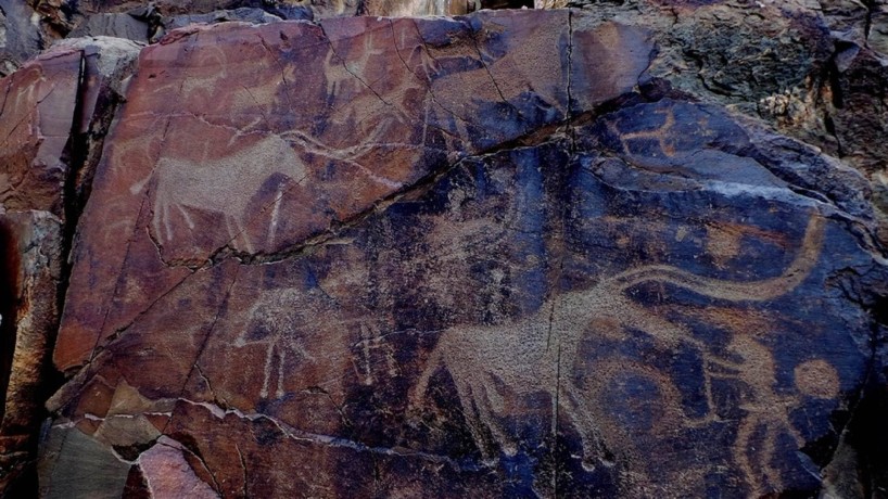 Река Или петроглифы Тамгалы Тас