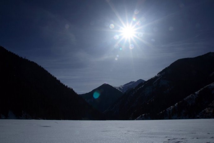 Дайвинг на озере Кольсай