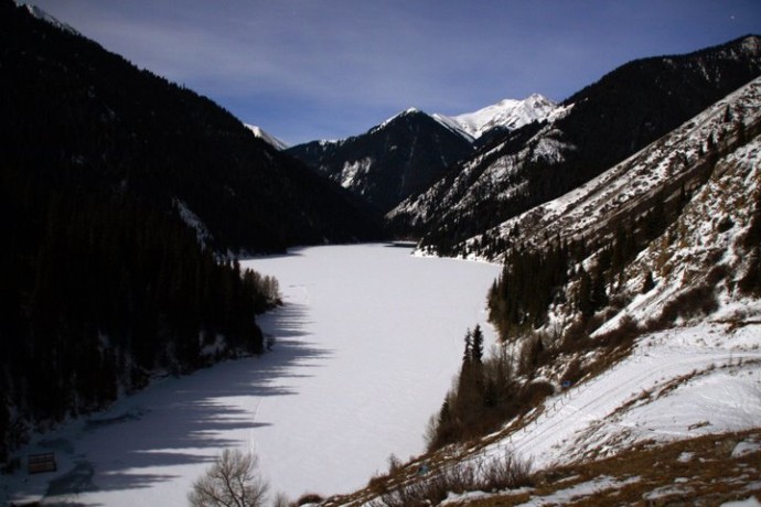 Дайвинг на озере Кольсай