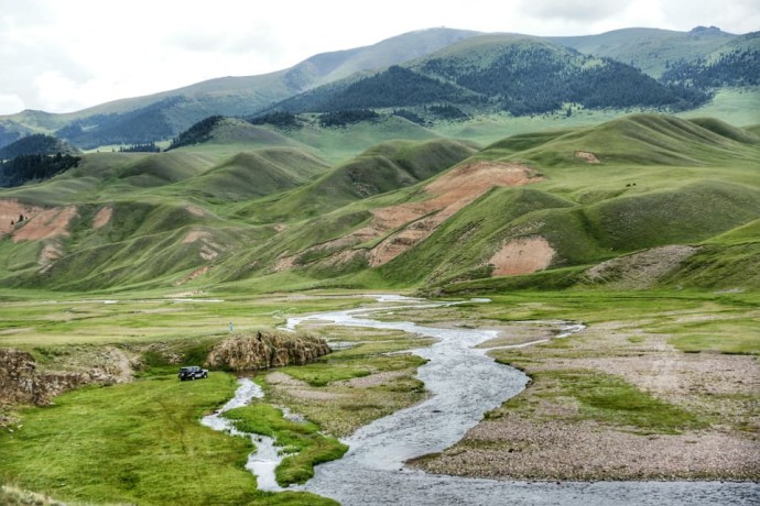 Водопад Кайрак, плато Ассы