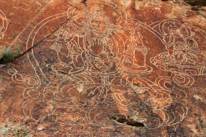 Река Или, петроглифы Тамгалы Тас