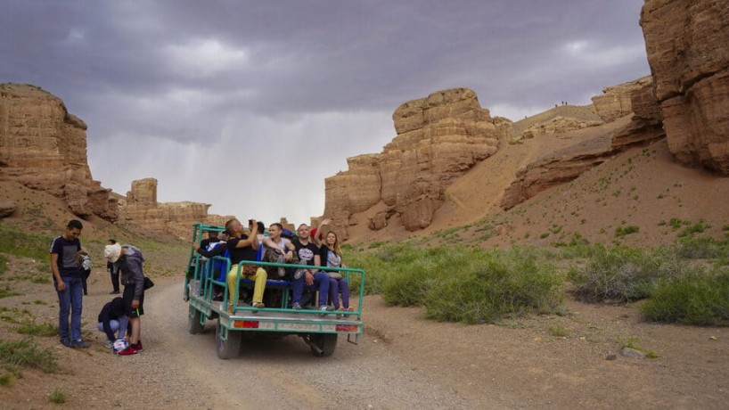 Чарынский Каньон, озеро Кольсай, озеро Каинды