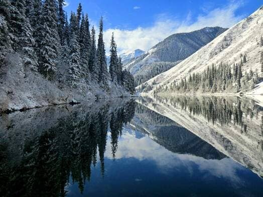 Чарынский Каньон, озеро Кольсай, озеро Каинды